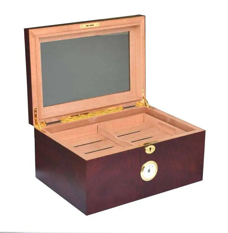 Wood Cigar Humidor Cigar Case with Humidifier