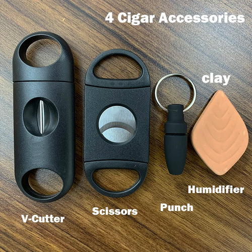 Cigar Cutter Set Pocket V-Cut